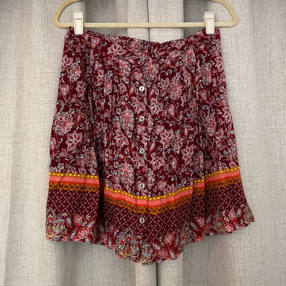 Boho paisley skirt
